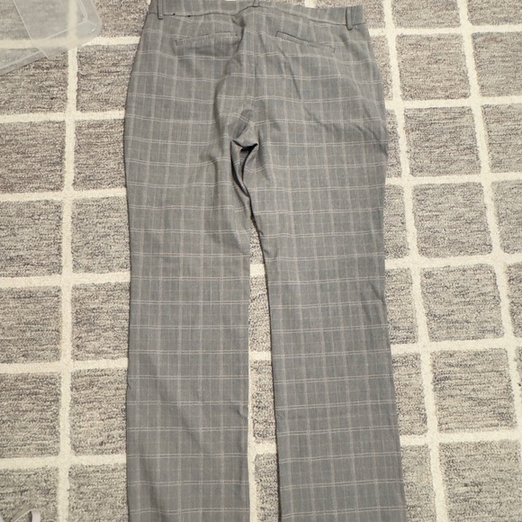 EXPRESS plaid boot leg pants - Picture 1 of 4
